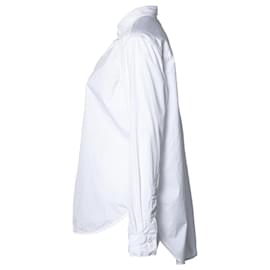 Autre Marque-tótem, Camisa oversize blanca-Blanco