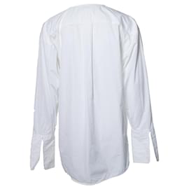Autre Marque-Toteme, white blouse shirt-White