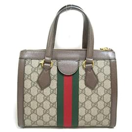 Gucci-Bolso Gucci GG Supreme Ophidia con asa superior Bolso bandolera de cuero 548000 En muy buenas condiciones-Otro