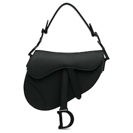 Dior-Dior Black Mini Ultra Matte Saddle-Black