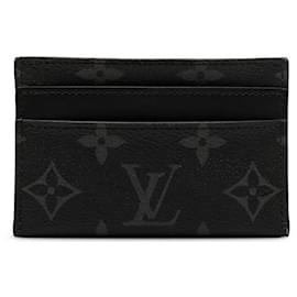 Louis Vuitton-Louis Vuitton Monogram Eclipse gefütterter Kartenhalter Canvas Kartenetui M62170 In sehr gutem Zustand-Andere