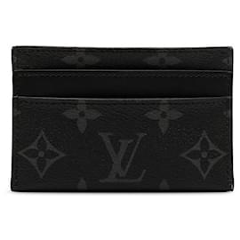 Louis Vuitton-Monogram Eclipse Double Card Holder  M62170-Other