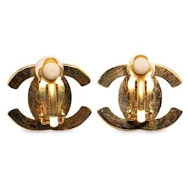 Chanel-CC Turnlock Clip On Earrings-Other