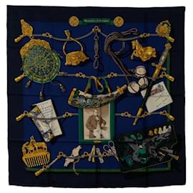 Hermès-Hermes Carré Memoire d'Hermes Silk Scarf Canvas Scarf in Good condition-Other