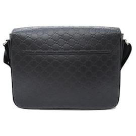 Gucci-GG Signature Medium Double Buckle Messenger Bag 406367-Other