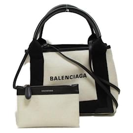 Balenciaga-Navy Cabas XS Tote Bag-Other