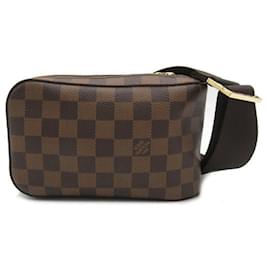 Louis Vuitton-Sac ceinture Louis Vuitton Damier Ebene Geronimos en toile N51994 en très bon état-Autre