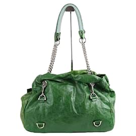 Missoni-Leather shoulder bag-Green