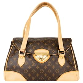 Louis Vuitton-Louis Vuitton Canvas Monogram Beverly Shoulder Bag-Brown
