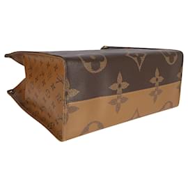 Louis Vuitton-Louis Vuitton Monogram & Monogram Reverse Canvas Onthego Gm-Brown