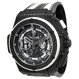 Hublot-Hublot King Power Juventus 716.QX.1121.VR.JUV13 Men's Watch in  Carbon Fiber-Black