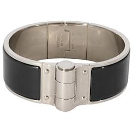 Hermès-Hermès Charnière 22 mm Bracelet In Noir-Metallic