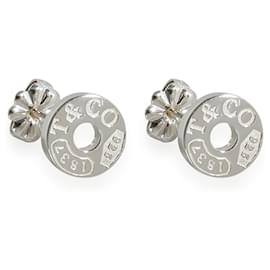 Tiffany & Co-TIFFANY & CO. 1837 Stud Earrings in  Sterling Silver-Silvery,Metallic