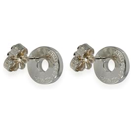 Tiffany & Co-TIFFANY & CO. 1837 Boucles d'oreilles à tige en argent sterling-Argenté,Métallisé