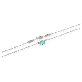 Tiffany & Co-TIFFANY & CO. Elsa Peretti Color by the Yard Turquoise Pendant, sterling silver-Silvery,Metallic