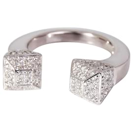 Gucci-Gucci Chiodo Diamond Nailhead Ring in 18K white gold 0.60 ctw-Silvery,Metallic