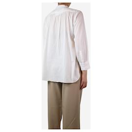 Nili Lotan-Camisa de algodón blanca - talla S-Blanco