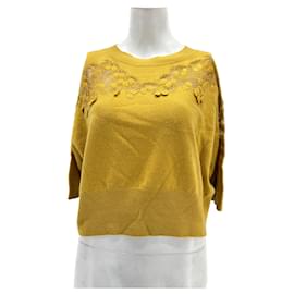 Chloé-Camiseta de punto CHLOE.Lana M internacional-Amarillo