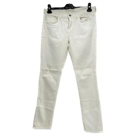 J Brand-J MARQUE Jeans T.US 30 cotton-Blanc
