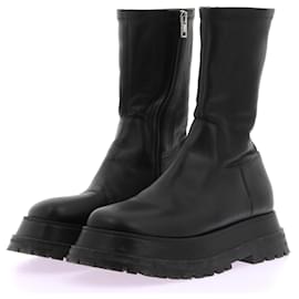 Burberry-BURBERRY  Boots T.eu 39.5 leather-Black