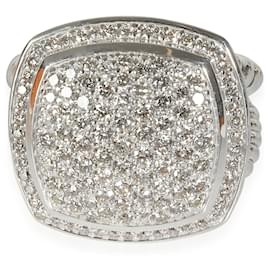 David Yurman-David Yurman 17mm Albion Diamond Ring, 1.70 ctw-Silvery,Metallic