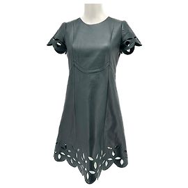 MARC JACOBS Kleider T.US 6 Leder Grün