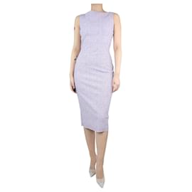 Autre Marque-Purple sleeveless checkered dress - size UK 10-Purple