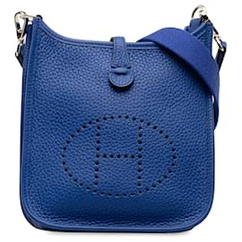 Hermès-Hermès Blue Clemence Evelyn TPM-Blue