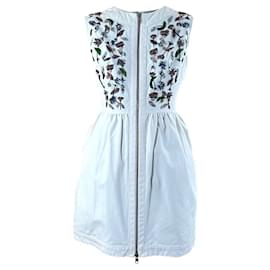 Dior-Vestido bordado à mão por 3 mil dólares.-Branco