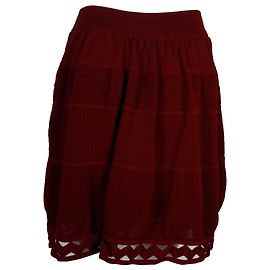 Falda Sandro Bianca de viscosa roja Roja