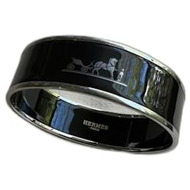Hermès-Hermès Enamel Bracelet-Black