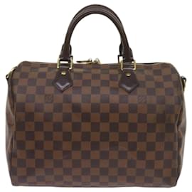 Louis Vuitton-LOUIS VUITTON Damier Ebene Speedy Bandouliere 30 Hand Bag N41367 LV Auth 67461-Other