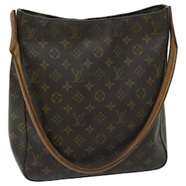 Louis Vuitton-LOUIS VUITTON Monogram Looping GM Shoulder Bag M51145 LV Auth 68859-Monogram