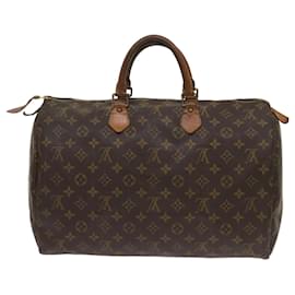 Louis Vuitton-Louis Vuitton Monogram Speedy 40 Hand Bag M41522 LV Auth ki4185-Monogram