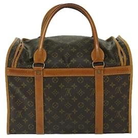 Louis Vuitton-LOUIS VUITTON Monogram Sac Chasseur 40 Pet Carry M41924 LV Auth 67847-Monogram