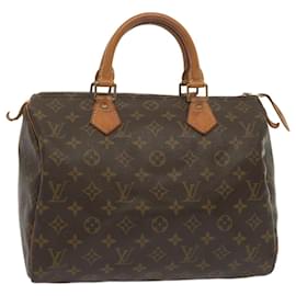 Louis Vuitton-Louis Vuitton Monogram Speedy 30 Hand Bag M41526 LV Auth ki4201-Monogram