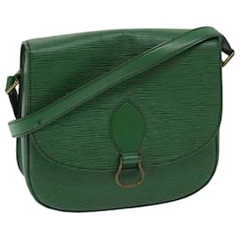 Louis Vuitton-LOUIS VUITTON Epi Saint Cloud GM Shoulder Bag Green M52194 LV Auth ai775-Green