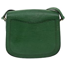 Louis Vuitton-LOUIS VUITTON Epi Saint Cloud GM Shoulder Bag Green M52194 LV Auth ai775-Green