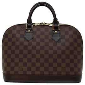 Louis Vuitton-Bolsa de mão LOUIS VUITTON Damier Ebene Alma N51131 Autenticação de LV 68543UMA-Outro