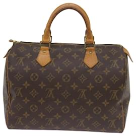Louis Vuitton-Louis Vuitton Monogram Speedy 30 Hand Bag M41526 LV Auth yk11339-Monogram