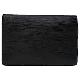 Louis Vuitton-LOUIS VUITTON Epi Serie Dragonne Hand Bag Black M52612 LV Auth th4658-Black