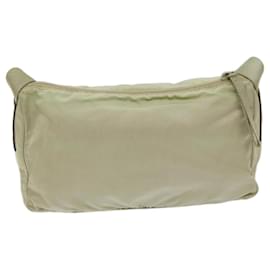 Prada-PRADA Shoulder Bag Nylon Beige Auth 69153-Beige