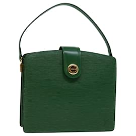 Louis Vuitton-LOUIS VUITTON Epi Capuchin Shoulder Bag Green M52344 LV Auth 68729-Green