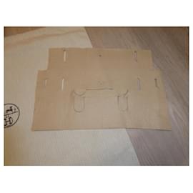 Hermès-Box for high belt 40 cm, dust bag and belt protection-Orange