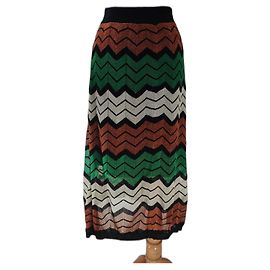 Autre Marque Falda de punto Wave Second Female Multicolor Viscosa Multicolor