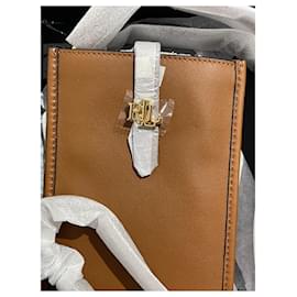 Ralph Lauren-RALPH LAUREN  Clutch bags T.  leather-Camel