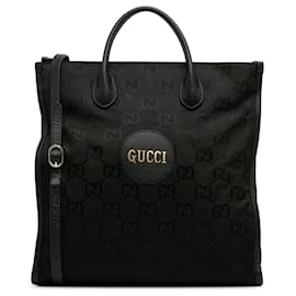 Gucci-Black Gucci GG Nylon Off The Grid Satchel-Black