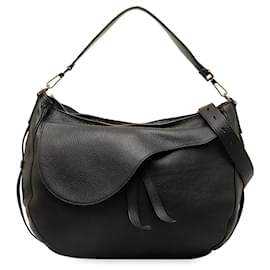 Dior-Bolso satchel Dior Soft Saddle negro-Negro