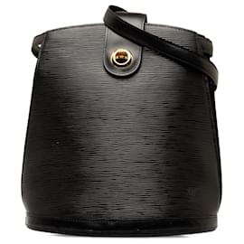 Louis Vuitton-Black Louis Vuitton Epi Cluny Shoulder Bag-Black