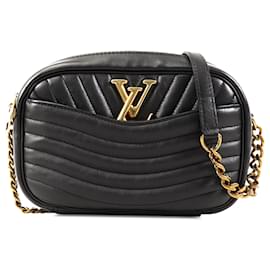 Louis Vuitton-Black Louis Vuitton New Wave Camera Bag-Black
